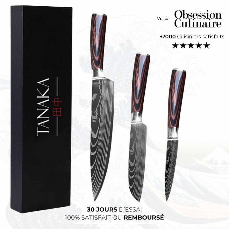 Set de Couteaux Japonais Tanaka
