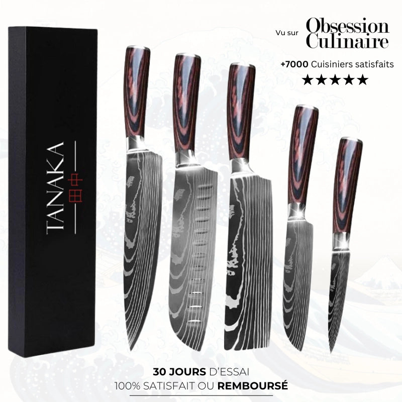 Set de Couteaux Japonais Tanaka