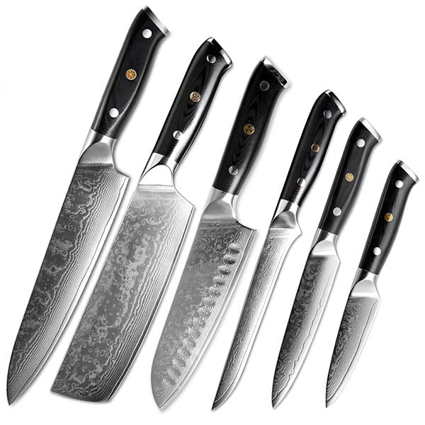 Set de Couteaux professionnels 6 pièces</br>Sano