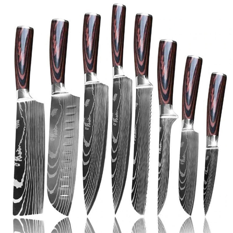 Set de couteaux 8 pièces</br> Collection Tanaka
